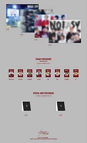 Valueflag Stray Kids - Noeasy 2º Álbum Jewel Case Versão+Conteúdo do Álbum+1p Pôster dobrado+Mensagem Conjunto de Fotocards+Rastreamento