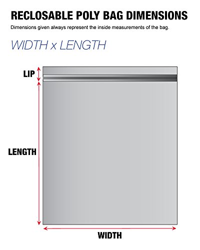 Lógica de fita TLSTC353 Sacos de blindagem estática reclosável, 5 x 7 , transparente