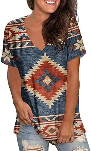Camisetas de camisetas enormes femininas Tees gráficos impressão de moda Tops de verão casual de caça curta de caça curta Túnica de