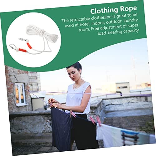 Zerodeko 1pc secagem de corda portátil de roupas portáteis de corda de cordão de corda de corda de corda de corda de arame