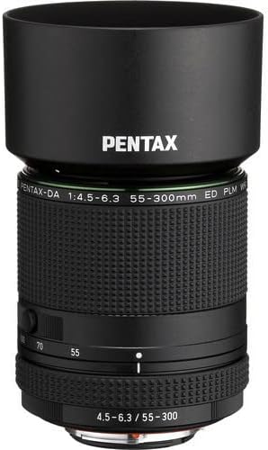 Pentax hd pentax-da 55-300mm f/4.5-6.3 ed pacote de lente PLM WR com 64 GB Ultra SDXC UHS-I Câmera de cartão de memória Sistema