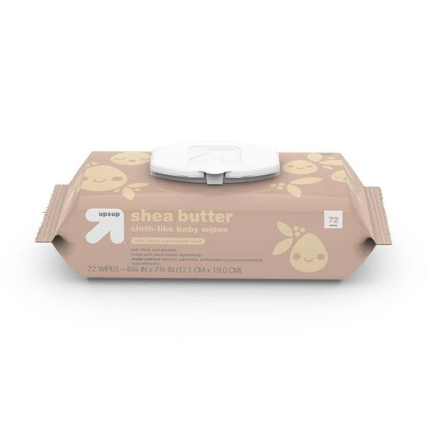 Up & Up Shear Butter Baby Wipes - 72 contagem