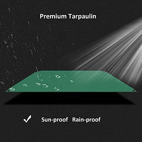 Tampa de chuva Tarcaulina espessada espessada protetor solar protetor solar carro verde Tarpas de peixe piscina de piscina de piscina