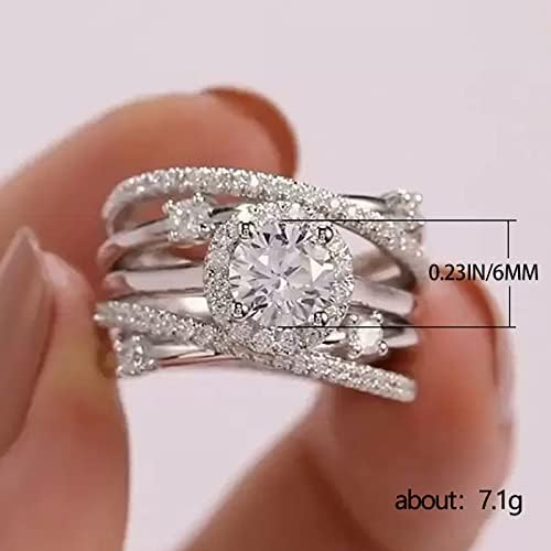 2023 Novo 2022 anel anel anel inoxidável Corrente colorida Corrente de diamante Anel giratório Jóias de moda Moda feminina Anel