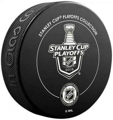 2018 Stanley Cup Playoffs 1st Round Ducks vs Sharks Official NHL Game Puck - Hockey Cards