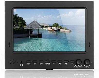 GOWE 7 '' Pro-Broadcast HD HDMI SDI Monitor de campo de alta resolução Filtro de pico 5D II Modo para BMCC
