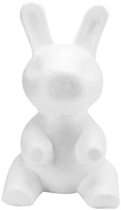 Besportble 30cm Polystireno Craft Rabbit Modeling Craft Foam Christmas Poliestireno Craft Animal Mold para Flor Organização de Presente