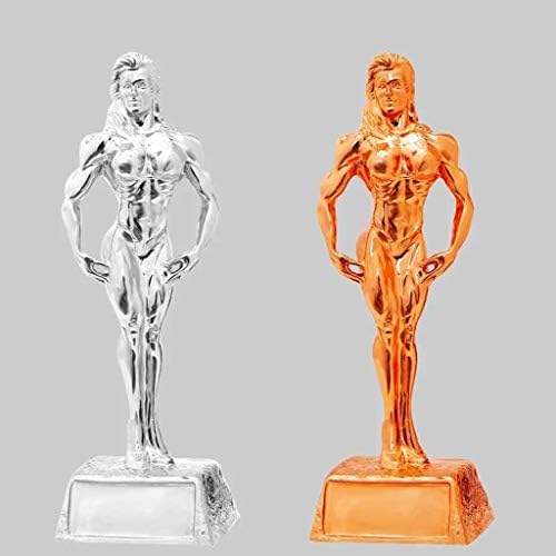 Sports Troféus Golden Sliver Brass Fitness Trophy Bodybuilding Competition Trophy Prêmios de fitness Trophy Trophy