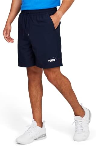 Bordados essenciais de puma masculinos shorts de tecido