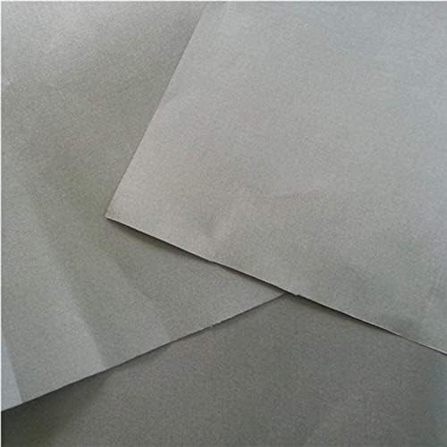 WZGLOD 1,5m Largura EMF Shielding Fabric Anti radiação Redação cinza prata, cama, pano de maternidade
