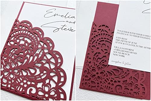 Paver Red/Wine/Borgonha papel - 12 x 12 polegadas premium 80 lb. Capa de - 25 folhas do armazém de cartolina