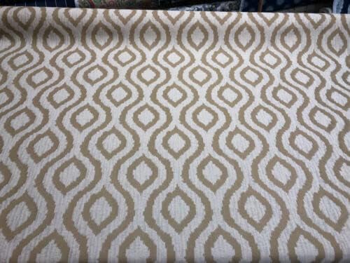 Hourglass Natural Jacquard Geométrico Tecido By the Yard Fabric