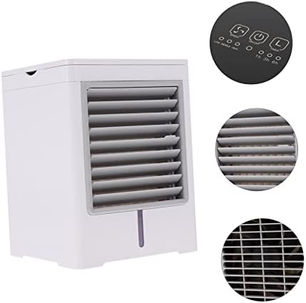 SOLustre 1 Set Fãs de ar condicionado para ventiladores portáteis de ar condicionado portátil mini ar condicionado