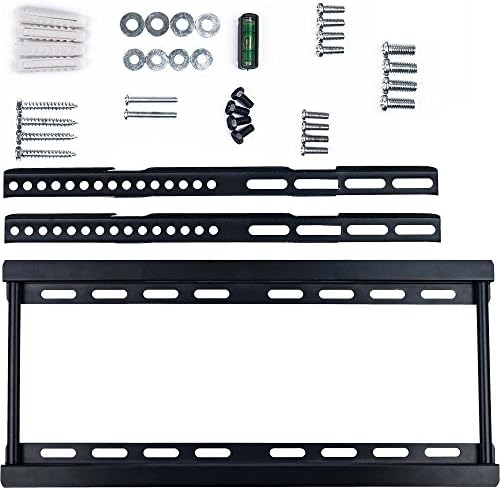 CK Global de baixo perfil TV TV Montar suporte com nível de espírito integrado para TV LG Modelo de 43 polegadas: 43UJ6300.