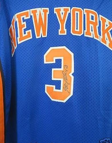 Stephon Marbury assinou o Auto New York Knicks Authentic Reebok Stitched Jersey Coa - Jerseys autografadas da NBA
