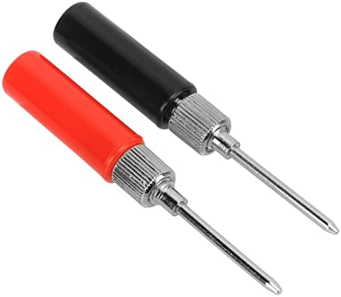 Pinos de teste, níquel de 2 mm de níquel sem soldado Excelente teste de teste de medição Dicas de sonda 30VAC - 60VDC 5 SET ABS CONCHE