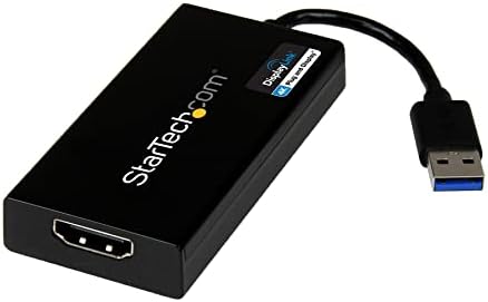 Startech.com USB 3.0 Adaptador HDMI - 4K 30Hz Ultra HD - Certificado DisplayLink - Conversor de adaptador de exibição do tipo A para
