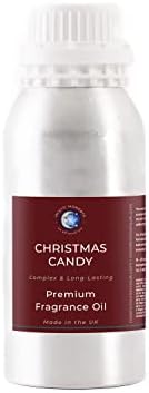Momentos místicos | Óleo de fragrância de doces de Natal - 500g - Perfeito para sabonetes, velas, bombas de banho, queimadores