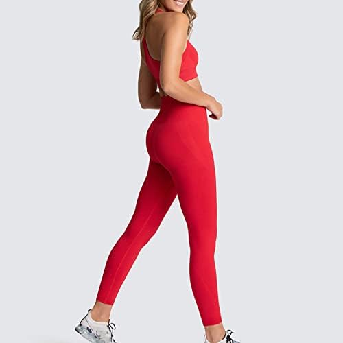 Red calça definida para Lady Summer Summer outono 2023 Roupas moda de tamanho grande treino atlético LIFTER BUTN TANK CAMISOL