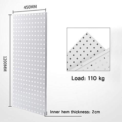 Guangming - Armazenamento de garagem para rack de pegboard, painéis de organização de ferramentas de placa de metal,