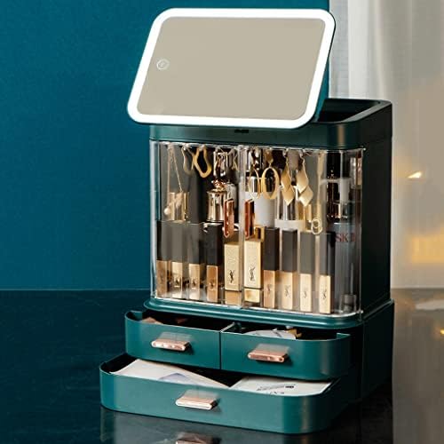 WigselBl Modern Cosmetic Organizer Makeup Storage Storage, organizador de cuidados com a pele Caixa de água à prova d'água