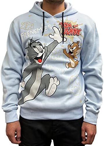 Southpole Men's Tom e Jerry costura sela capuz
