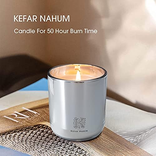 Kefar nahum natural de aromaterapia com cera de soja natural para aroma em casa, alívio do estresse, fragrâncias fortes duradouras para a decoração da casa do banho, dia dos namorados 3x3x3.5in