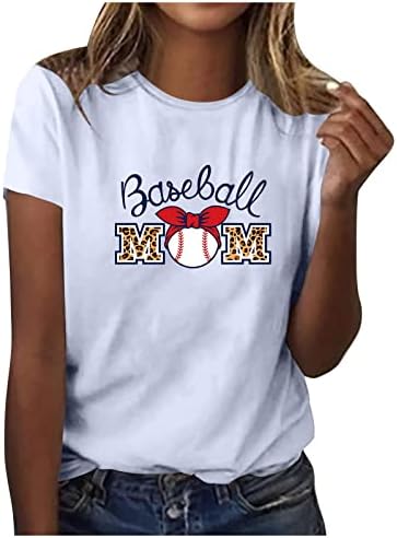 Womens 2023 Summer tops Baseball Mom camise