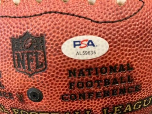 Tony Dungy Edgerrin James assinou o Indianapolis Colts Game Football PSA - Bolsas de futebol autografadas