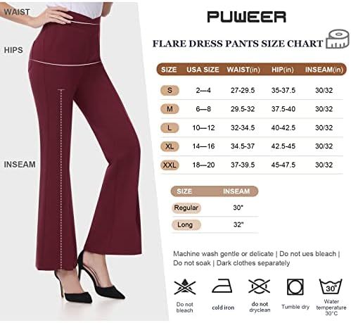 Calças Puweer Capri para mulheres Casual Casual Casual Flare Flee Feminino Pants With Pockets Summer Crop Capri Capri