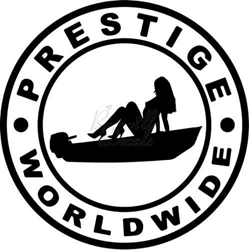 Prestige Worldwide Bioats Hoes Vinyl Decals Adesivo para decoração de escritório em casa O tamanho da janela do veículo-