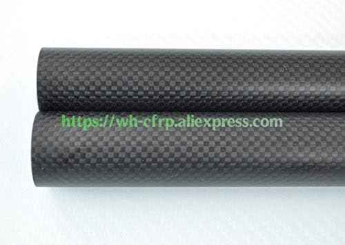 Acessórios para Hockus 12mm x 10 mm x 500 mm Tubo de fibra de carbono, com carbono completo, Japão 3K Melhore