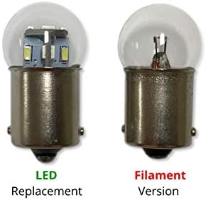 Aero-Lites8967303 Substituição de LED de lâmpada em miniatura | 12/28 volts AC/DC | Estilo base: BA15S | Substituição