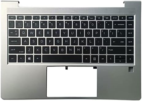Teclado de reposição de laptop Compatível para HP Probook 440 G9 445 G9 Layout dos EUA com Palmrest Caso superior da capa litada sem touchpad