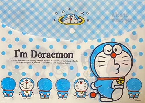 Bolsos de pasta de arquivo plástico Doraemon