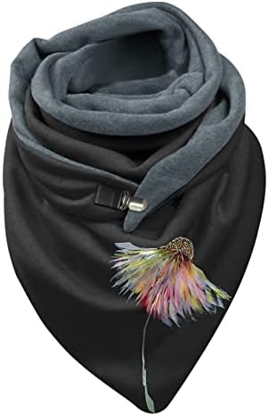 Impressão feminina boho lenços xales envoltem inverno moda quente lenços curtos jaqueta mulher para inverno
