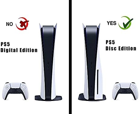 Edição de disco de pele PS5 para console e controladores adesivos de vinil resistente a arranhões duráveis ​​para PlayStation 5 -