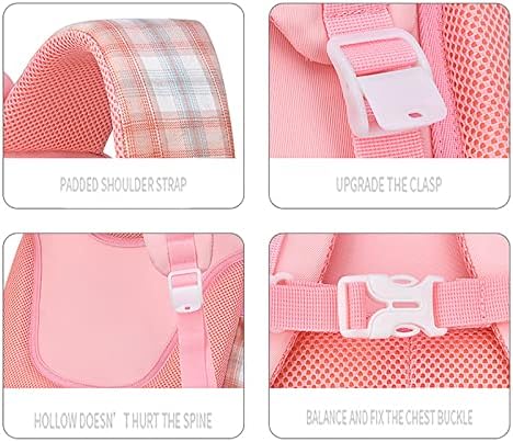 MQUN Backpack Backpack Backpack Bag Saco Multifuncional Durável Bolsa Escolar com Pingente de Boneca