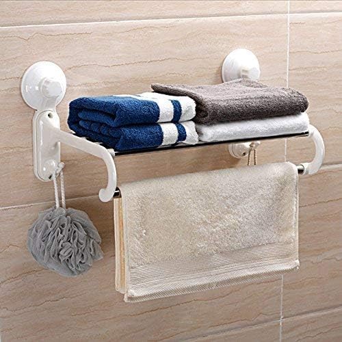 Racks de toalhas de Knoxc, toalhas de toalha para montagem de parede, copo criativo de sucção de toalhas duplas
