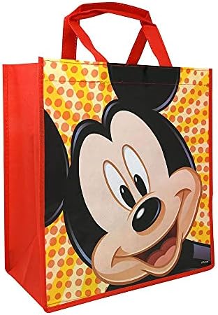 Disney Mickey Mouse Tote Bags Value Pack - Pacote com 3 sacolas de festa reutilizáveis ​​com Mickey e Minnie Mouse com adesivos de bônus