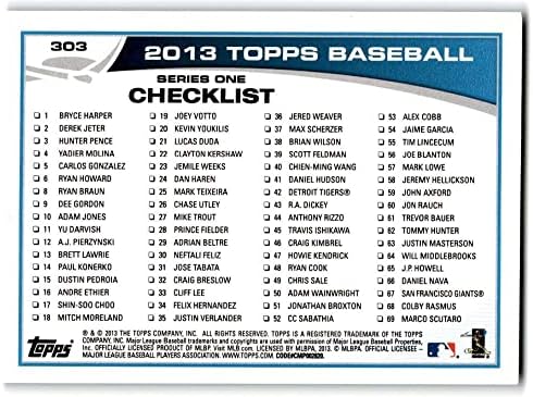 2013 Topps 303 Alex Rodriguez NM-MT Yankees