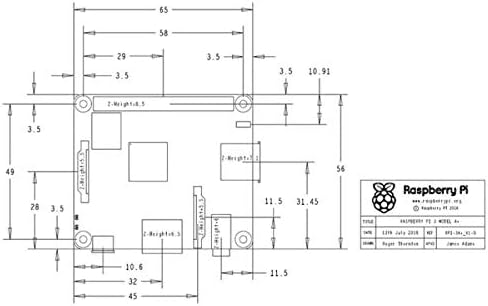 Raspberry Pi 3 A+ placa de computador