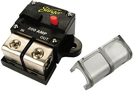 Stinger SPC5010 PRO Híbrido 10 Capacitor Farad, Black & SGP90200 200 AMP DIRECIADO