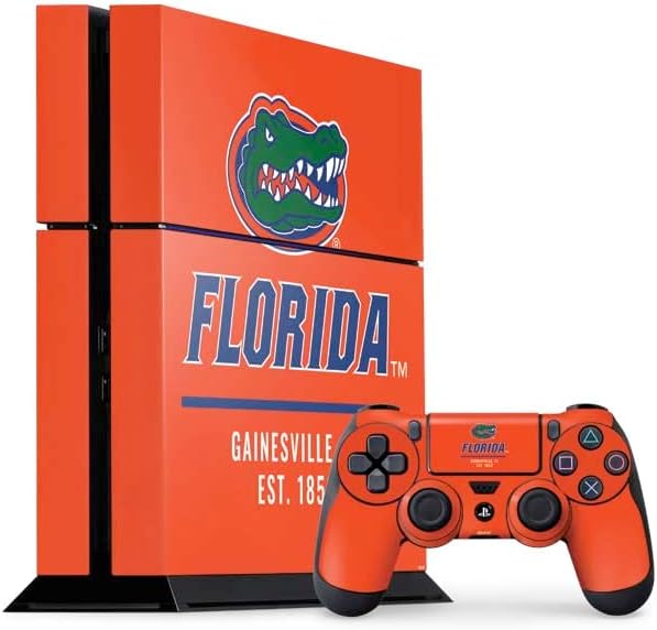 Skinit Decals Gaming Skin Compatível com o Console PS4 e um pacote de controladores - College oficialmente licenciado Florida