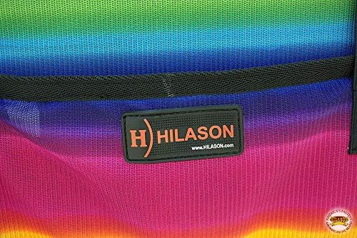 Hilason 69 polegadas Horse Ultra Violet Rays Protect Mesh Bug Mosquito Fly Sheet Shop Summer Spring | Folha de mosca | Folha