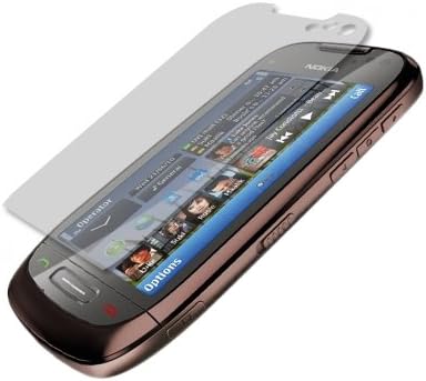 Protetor de tela Skinomi compatível com Nokia C7 Clear Techskin TPU Anti-Bubble HD Film