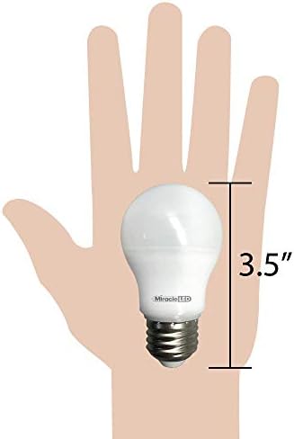 Miracle LED UNEDISON Luz de 3 watts para geladeiras Maytag, 40W equivalente, 120V E26 Cool White 6000K, A15 Energy Saving Appliance Bulbs, 2-Pack