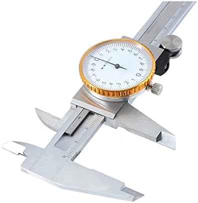 Halleh 10pcs 0-100mm/0,02mm Dial de precisão de precisão Micrômetro de calibre vernier Micrômetro de medição Mini Dial Paliper