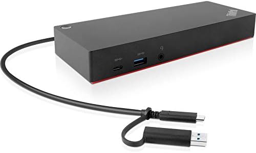 Lenovo thinkpad híbrido USB-C com USB-A nos encaixar com o adaptador USB tipo A + Zoomspeed HDMI Cable + pacote de partida