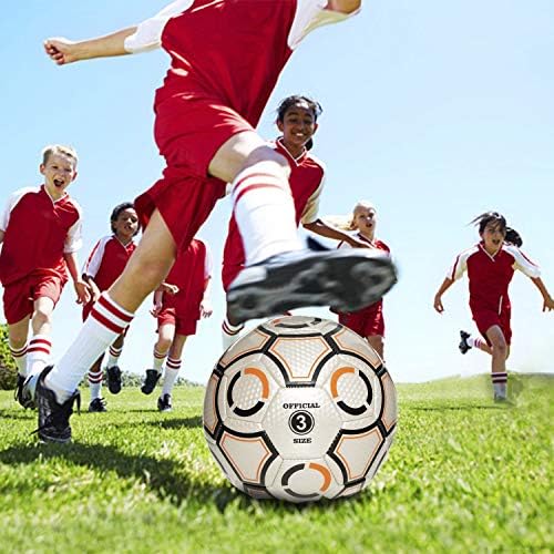 Evzom Soccer Balls Sports Sports Ball Treinamento leve de lazer 3, tamanho 4 tamanho 5 para crianças jovens e bolas de futebol adulto